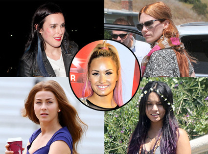 Vanessa Hudgens, January Jones, Julianne Hough, Demi Lovato, Rumer Willis Vanessa Hudgens, January Jones, Julianne Hough, Demi Lovato, Rumer Willis